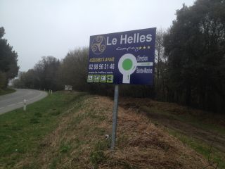 Pré enseigne Camping le Helles