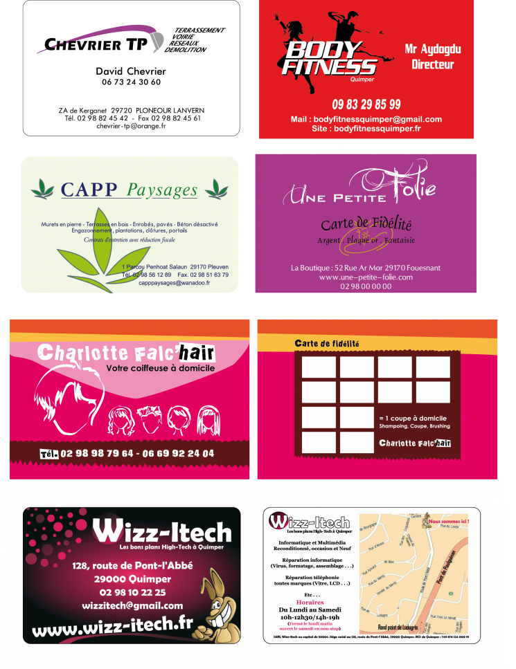 Cartes de visites